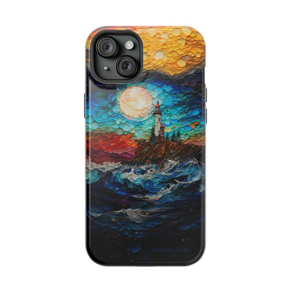 "Coastal Canvas Guardian" -MagSafe Tough iPhone Cases