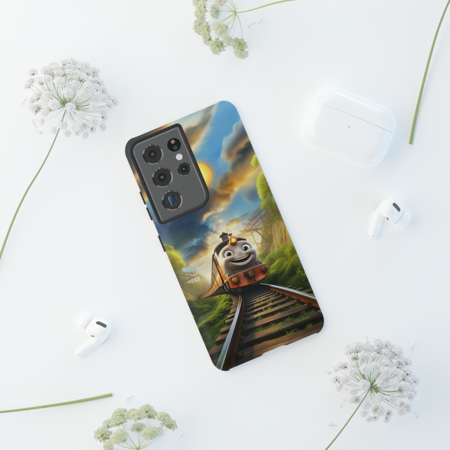 The "Smiling Express Train" Phone Case -Tough Cases