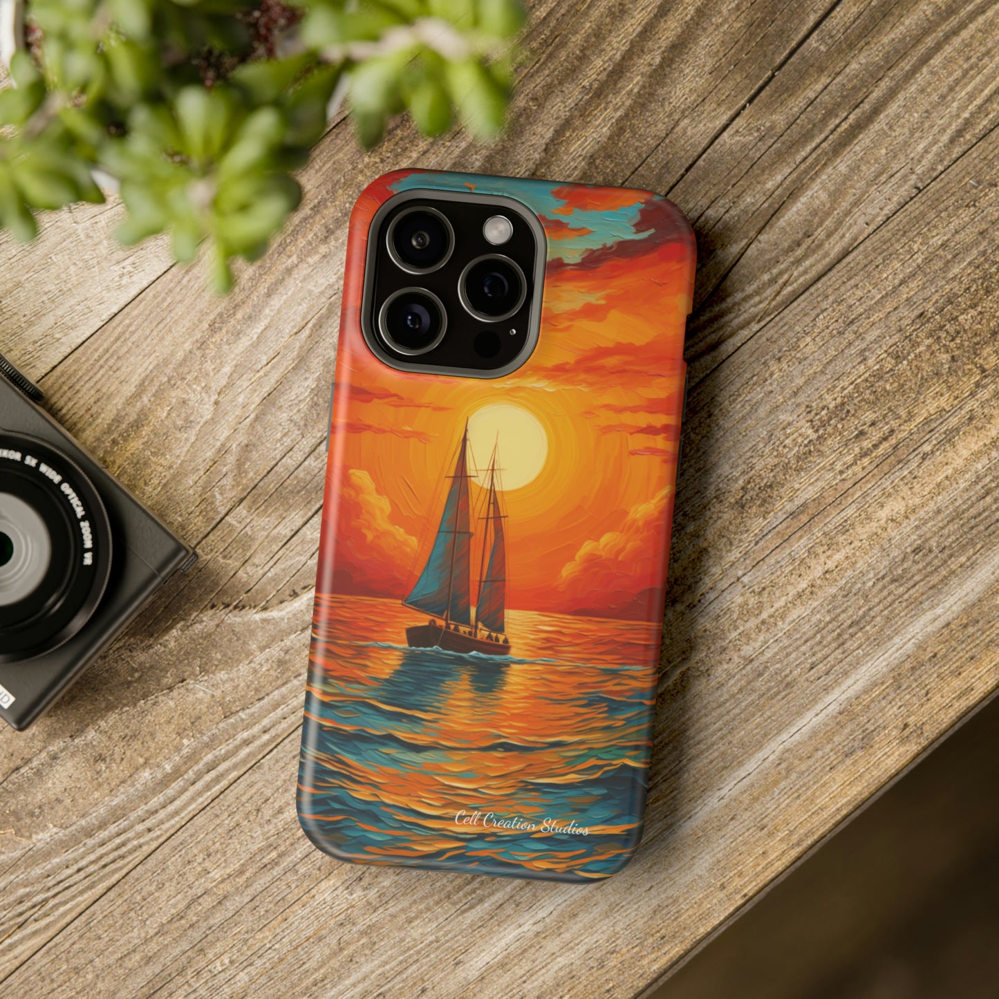 "Sailboat Sunset" - MagSafe Tough iPhone Cases