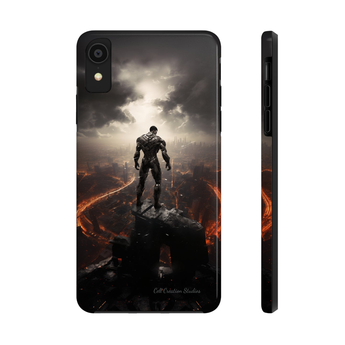 Introducing the "Cyber Guardian" Cell Phone Case – Embrace Futuristic Heroism -Tough Phone Cases