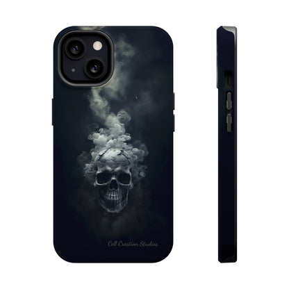 "Ethereal Skull Noir" -MagSafe Tough iPhone Cases