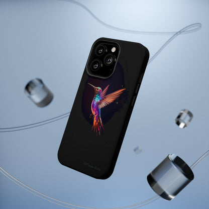 Introducing the "Enchanted Hummingbird" Cell Phone Case – Elegance Meets Nature -MagSafe Tough Cases