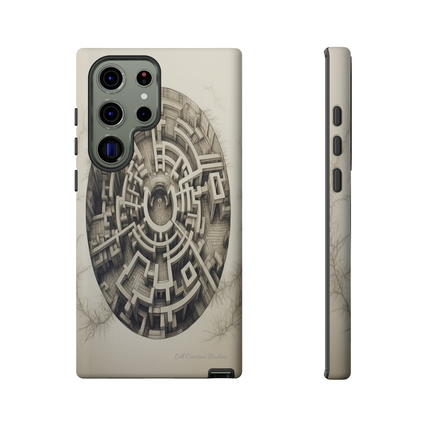 "Discover the Mystery: Maze-Inspired Cell Phone Case" -Tough Cases