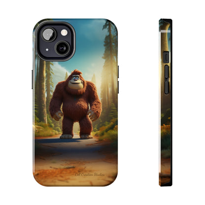 The "Trail Trekker" Bigfoot Cartoon Phone Case -Tough Phone Cases