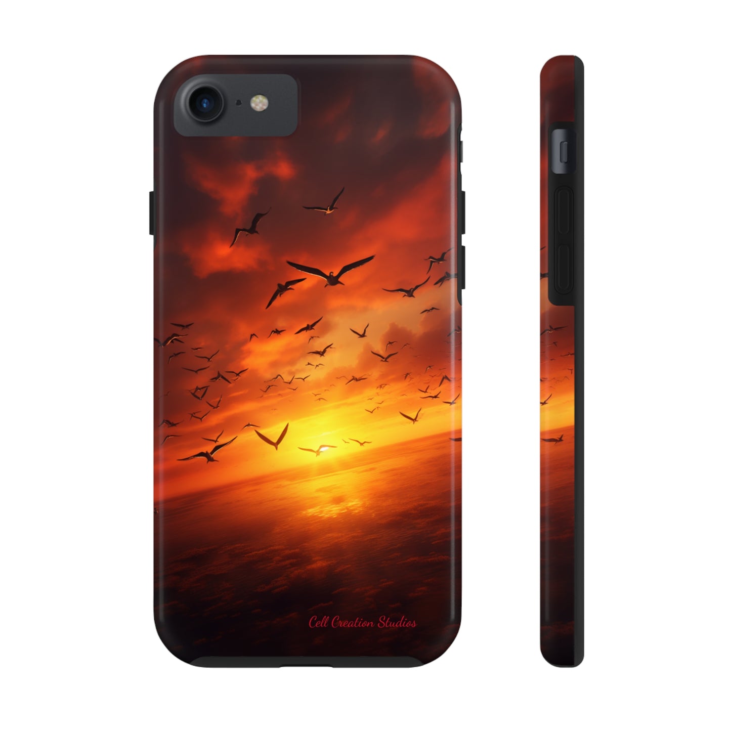 Introducing the "Sunset Soar" Cell Phone Case – Embrace Freedom and Beauty -Tough Phone Cases