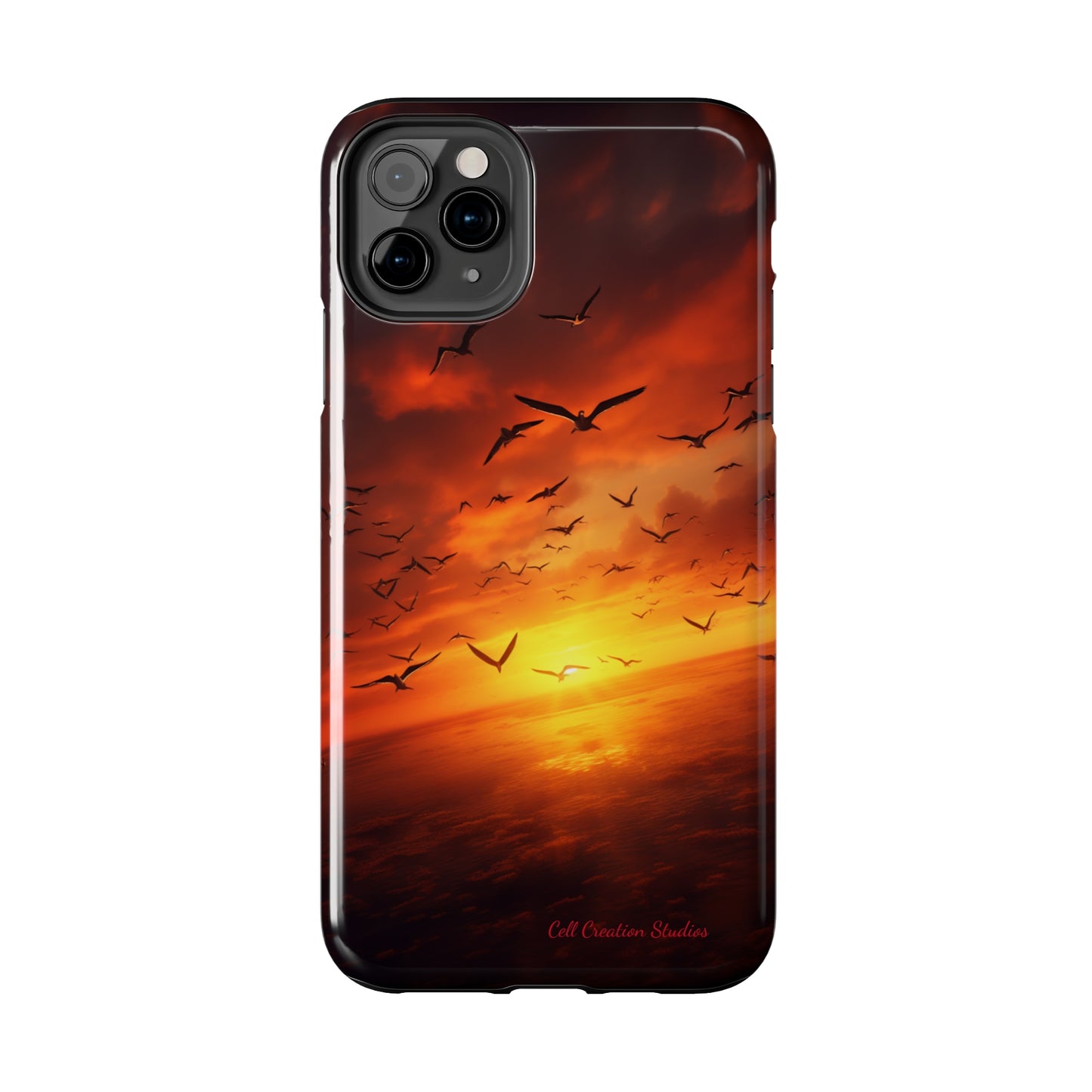 Introducing the "Sunset Soar" Cell Phone Case – Embrace Freedom and Beauty -Tough Phone Cases