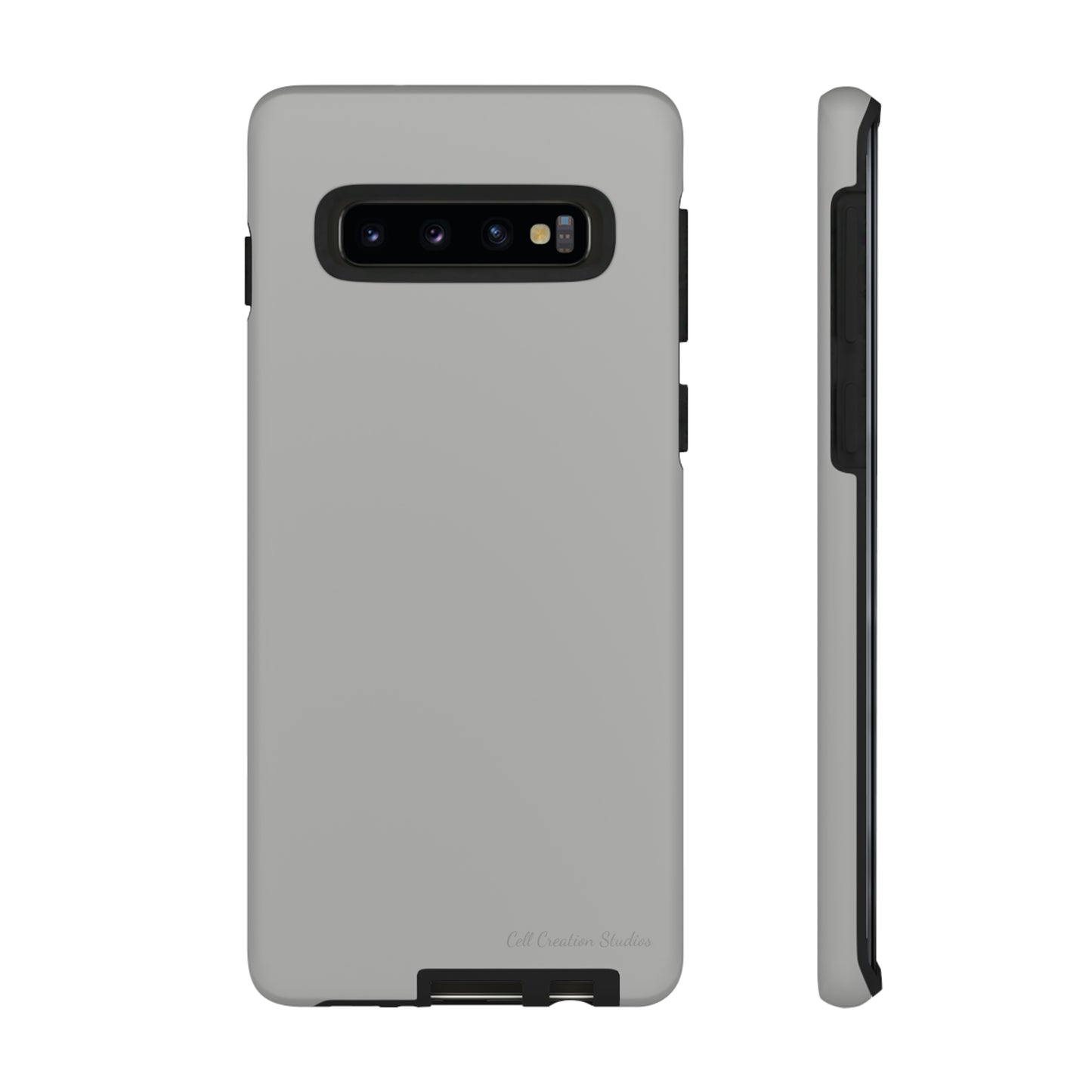 "Sleek Silver Essence" -Tough Samsung Phone Cases