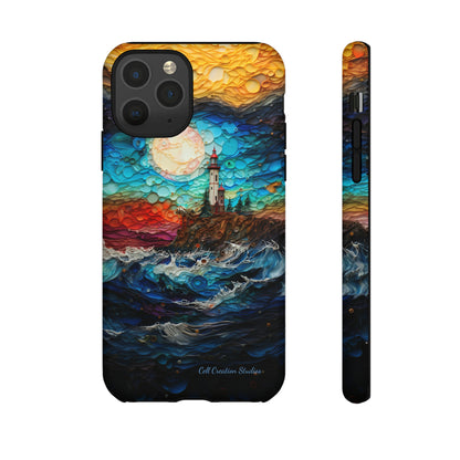 "Coastal Canvas Guardian" -Tough iPhone Cases