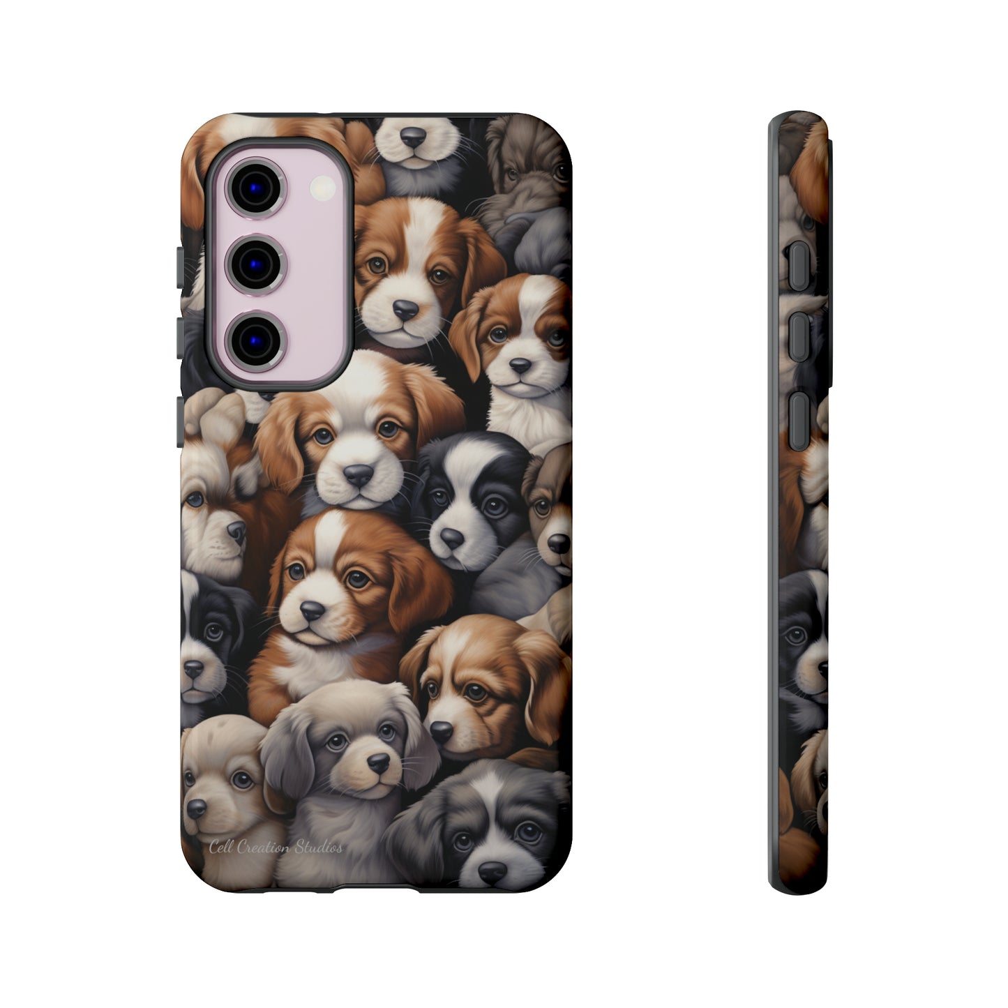 "Puppy Pile" Cuddles Phone Case -Tough Cases