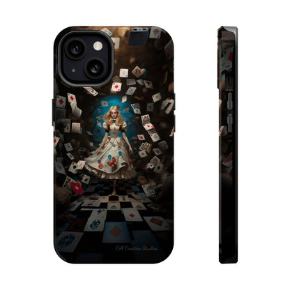 Introducing the "Alice in Wonderland" Cell Phone Case – A Journey Through Imagination -MagSafe Tough Cases