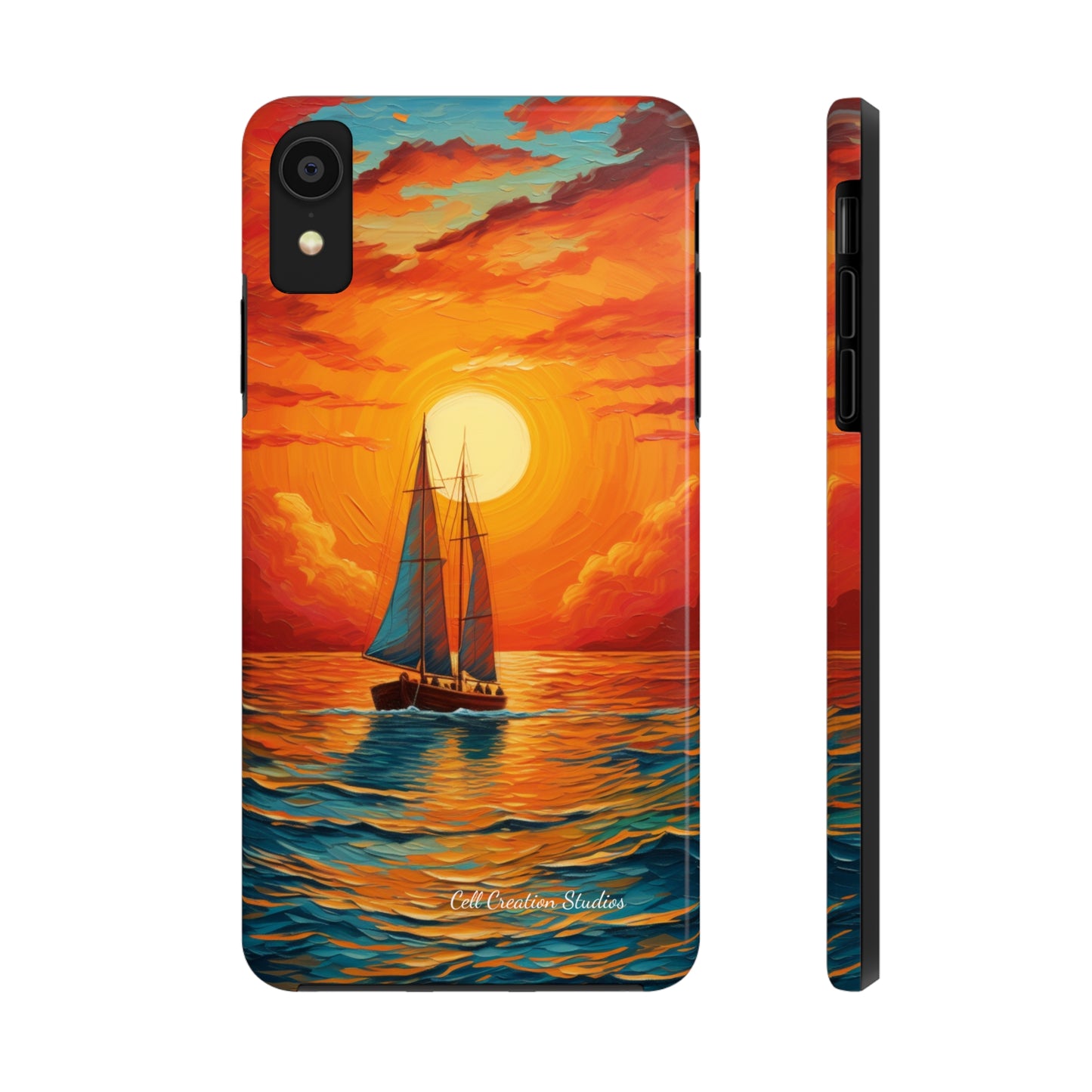 "Sailboat Sunset" -Tough iPhone Cases