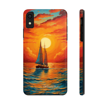 "Sailboat Sunset" -Tough iPhone Cases