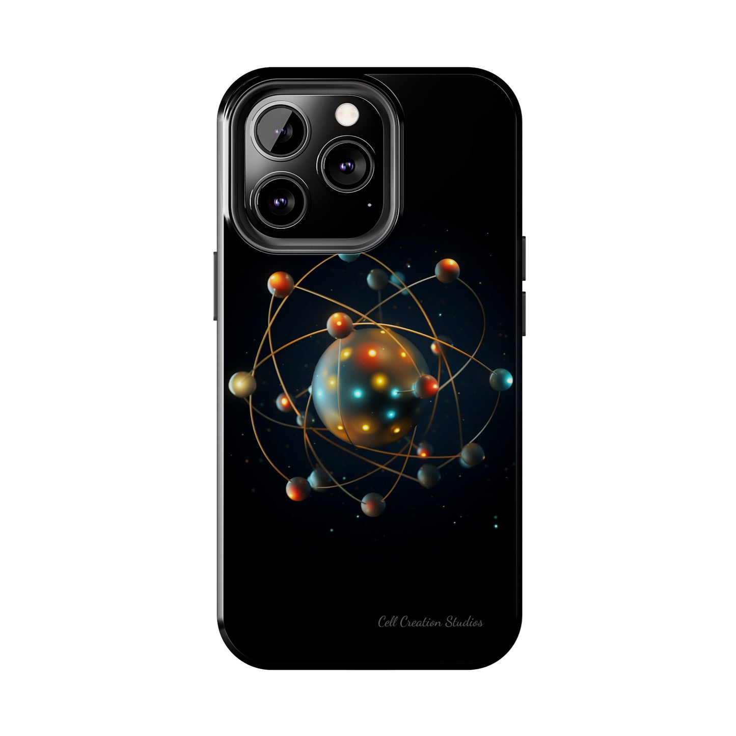 The "Atomic Elegance" Phone Case -Tough Phone Cases