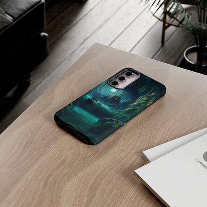 Introducing the "Moonlit Ancient City" Cell Phone Case – Explore Mysteries in the Glow of Moonlight -Tough Cases