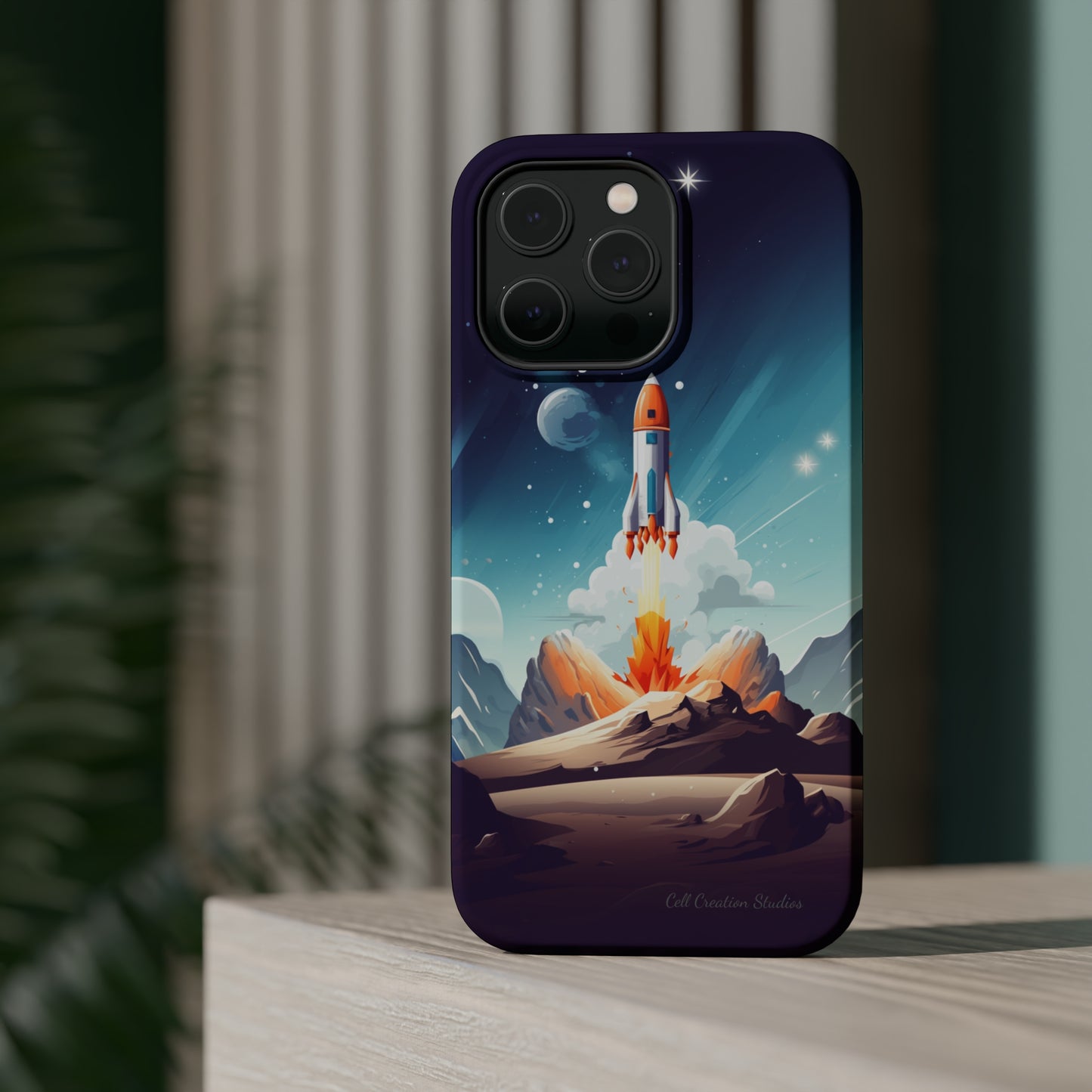 Introducing our "Galactic Odyssey" Cell Phone Case – Launch Your Device into Adventure -MagSafe Tough Cases