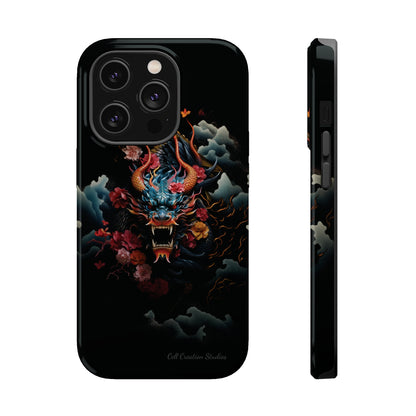 Introducing the "Japanese Dragon Majesty" Cell Phone Case – Embrace the Legend in Style -MagSafe Tough Cases