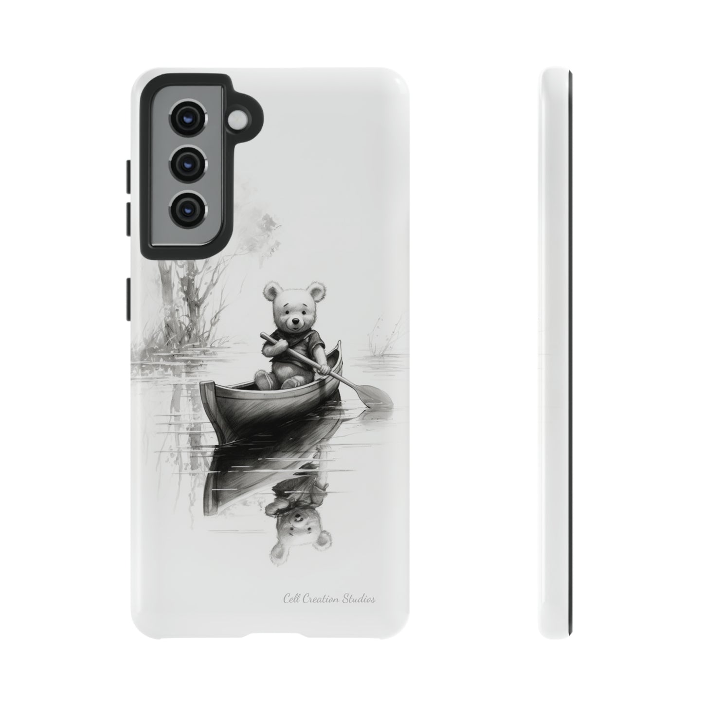 "Winnie-the-Pooh Rowing" Phone Case -Tough Cases