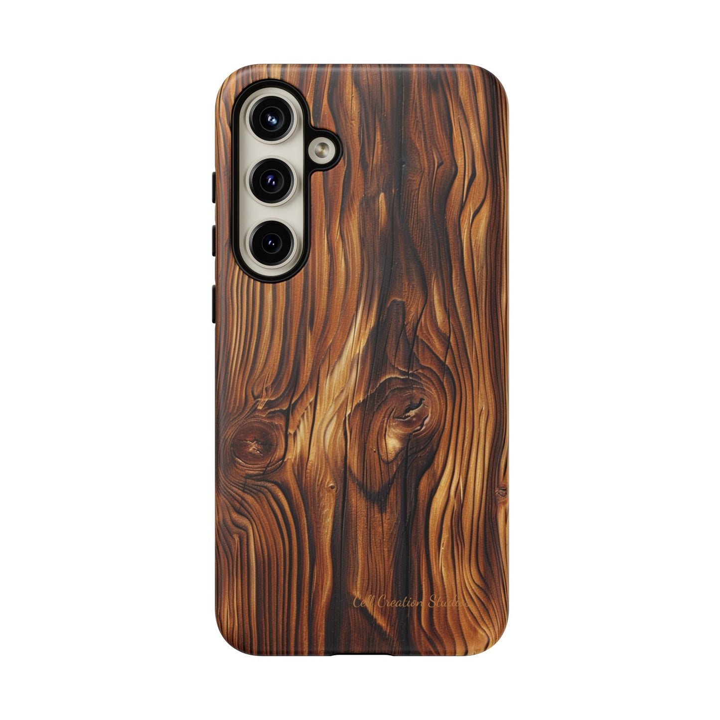 "Wood Grain Elegance" Tough Samsung Galaxy Cases