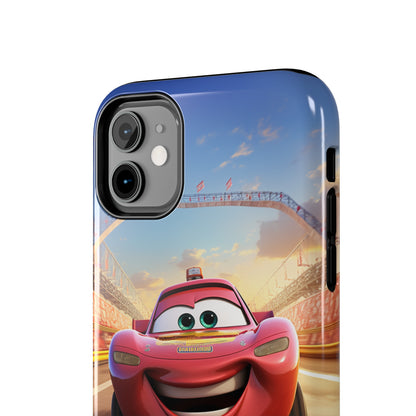 The "Smiling Red Racer" Phone Case -Tough Phone Cases