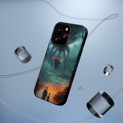 Introducing the "Extraterrestrial Resonance" Cell Phone Case – Unveil the Unseen! -MagSafe Tough Cases