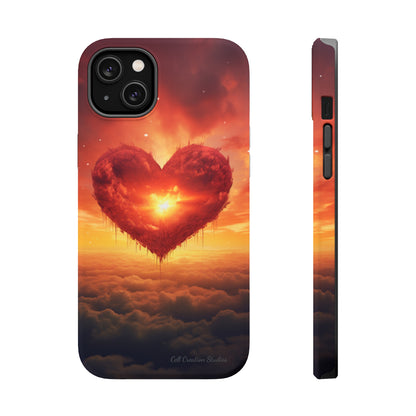 Introducing the "Sky-Heart Radiance" Cell Phone Case – Carry Love's Glow Everywhere You Go -MagSafe Tough Cases