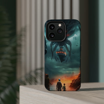 Introducing the "Extraterrestrial Resonance" Cell Phone Case – Unveil the Unseen! -MagSafe Tough Cases