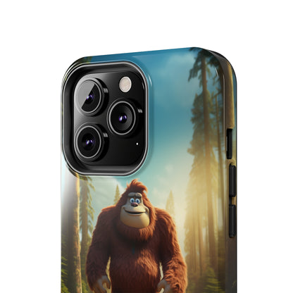 The "Trail Trekker" Bigfoot Cartoon Phone Case -Tough Phone Cases