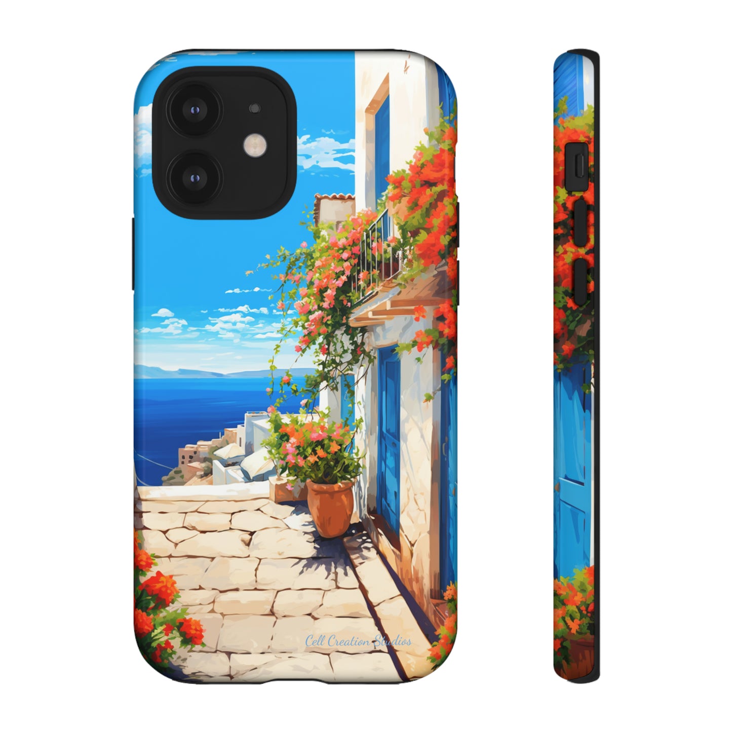 "Mediterranean Bliss Horizon" -Tough iPhone Cases