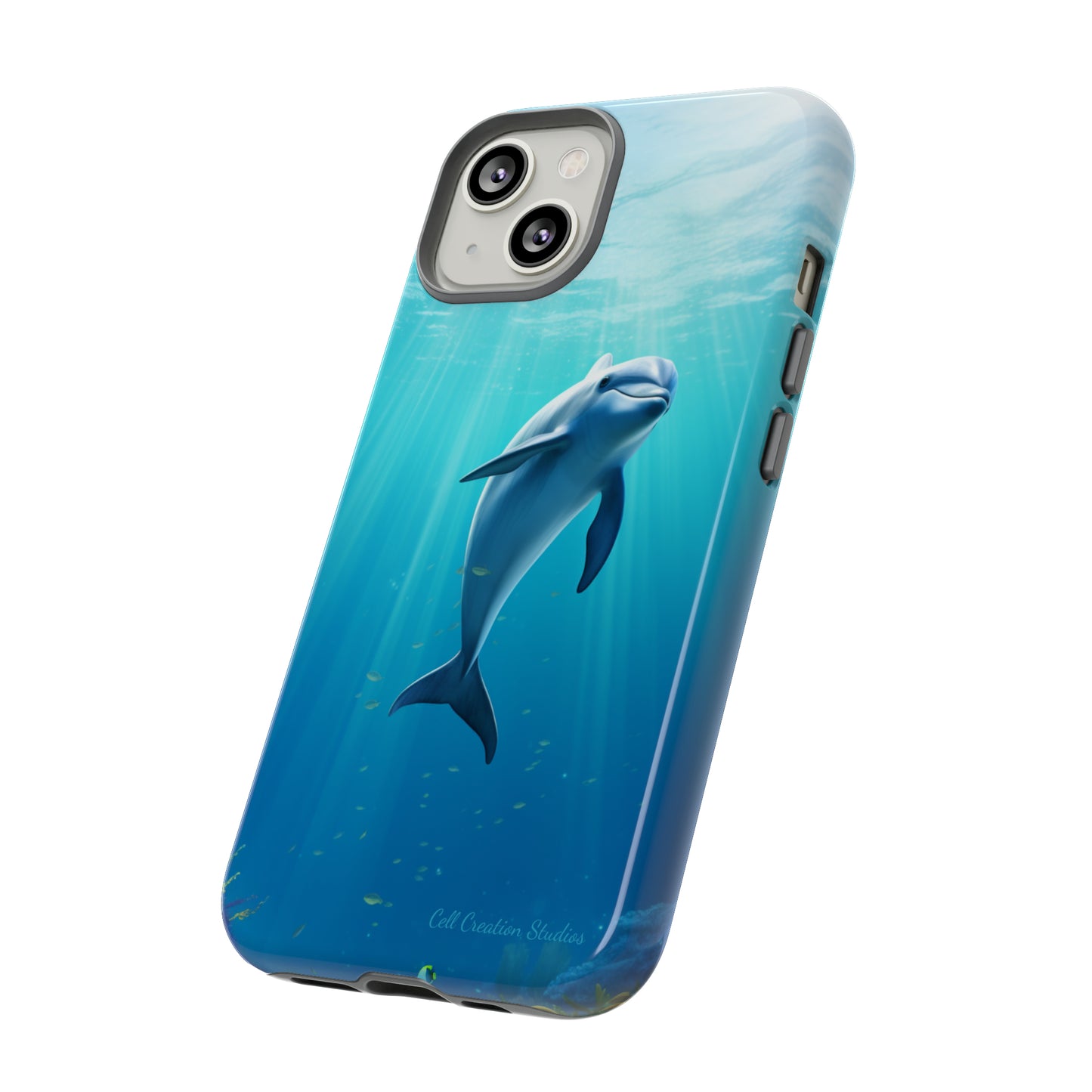 The "Dolphin Serenity" -Tough iPhone Cases