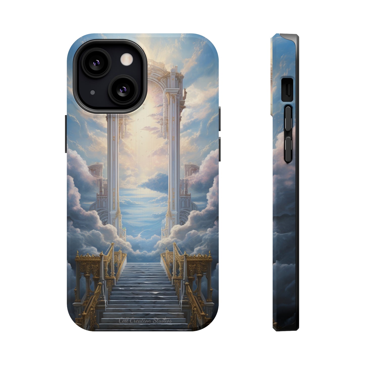 Introducing the "Celestial Gateway" Cell Phone Case – Elevate Your Device with Heavenly Splendor -MagSafe Tough Cases