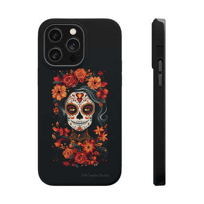Introducing the "Day of the Dead Fiesta" Cell Phone Case – Celebrate Life in Style -MagSafe Tough Cases