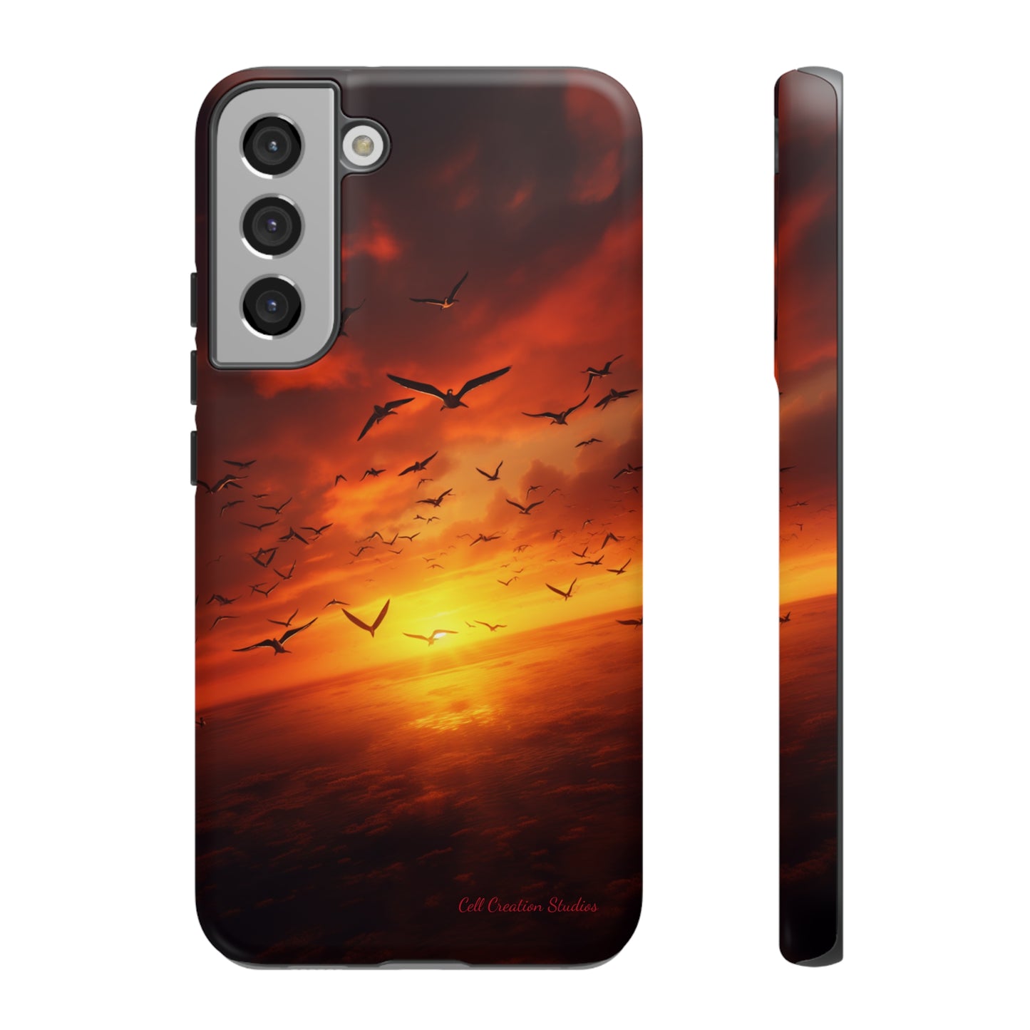 Introducing the "Sunset Soar" Cell Phone Case – Embrace Freedom and Beauty -Tough Cases