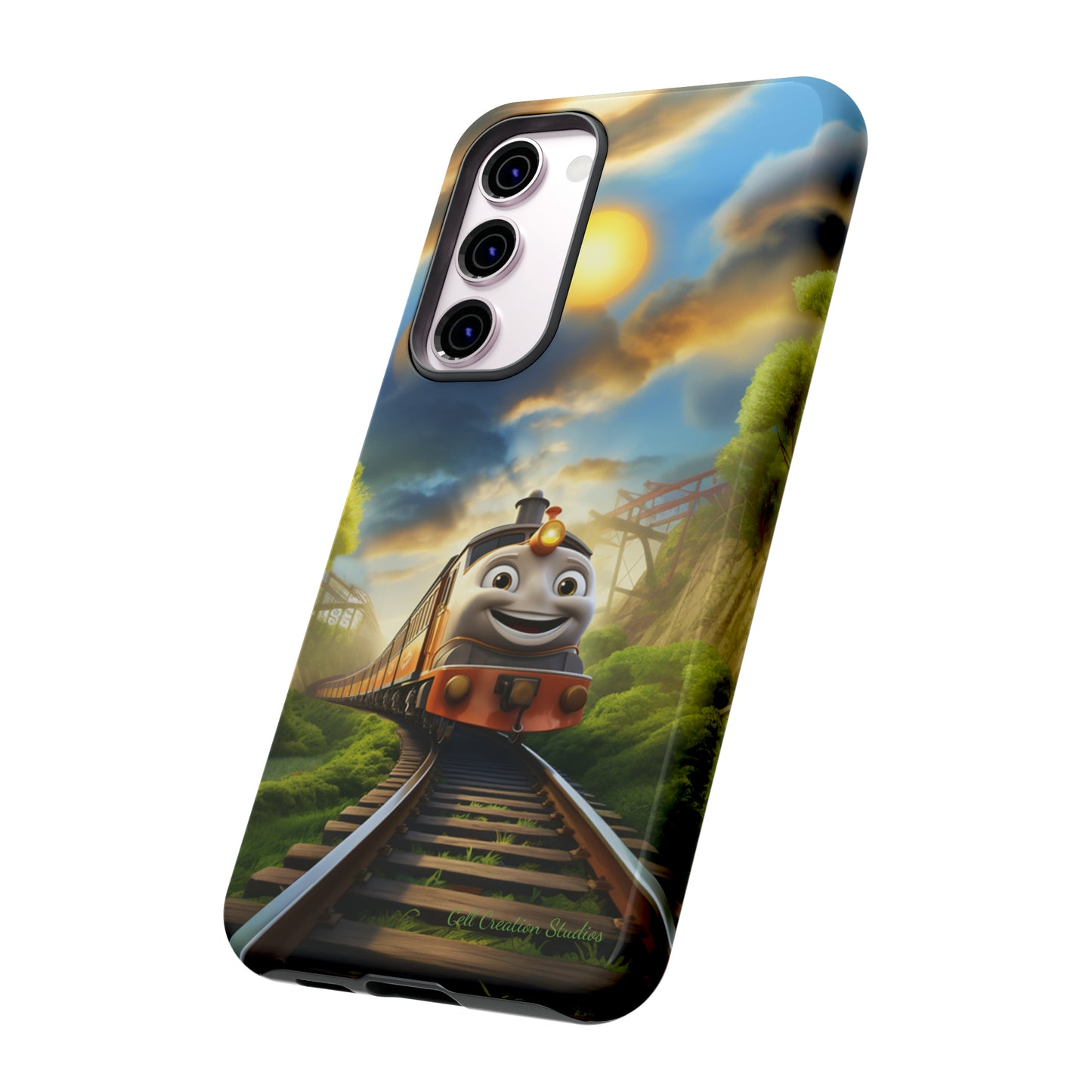 The "Smiling Express Train" Phone Case -Tough Cases