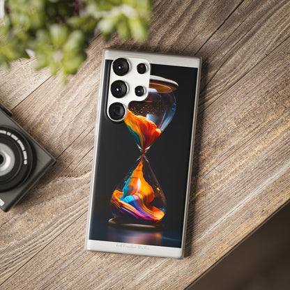 Introducing the "Vibrant Sands of Time" Cell Phone Case – Embrace the Beauty of Colorful Hourglass Design -Flexi Cases