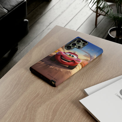 The "Smiling Red Racer" Phone Case -Tough Cases