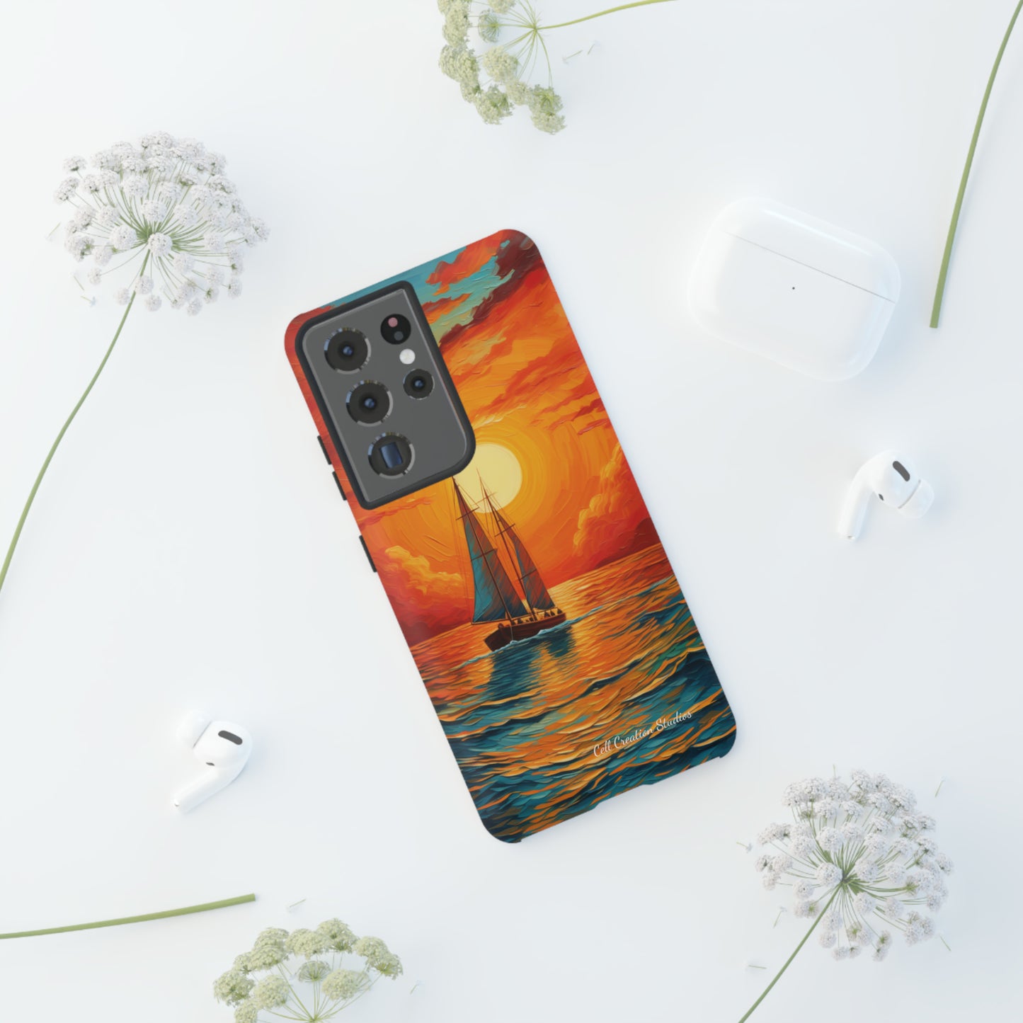 "Sailboat Sunset" - Tough Samsung Cases