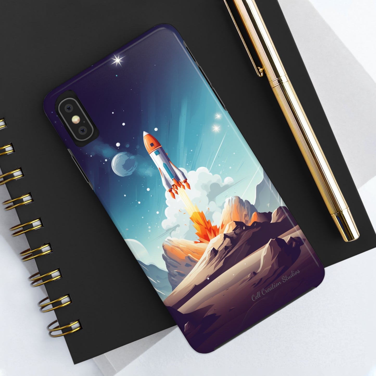 Introducing our "Galactic Odyssey" Cell Phone Case – Launch Your Device into Adventure -Tough Phone Cases