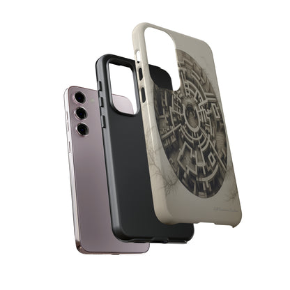 "Discover the Mystery: Maze-Inspired Cell Phone Case" -Tough Cases