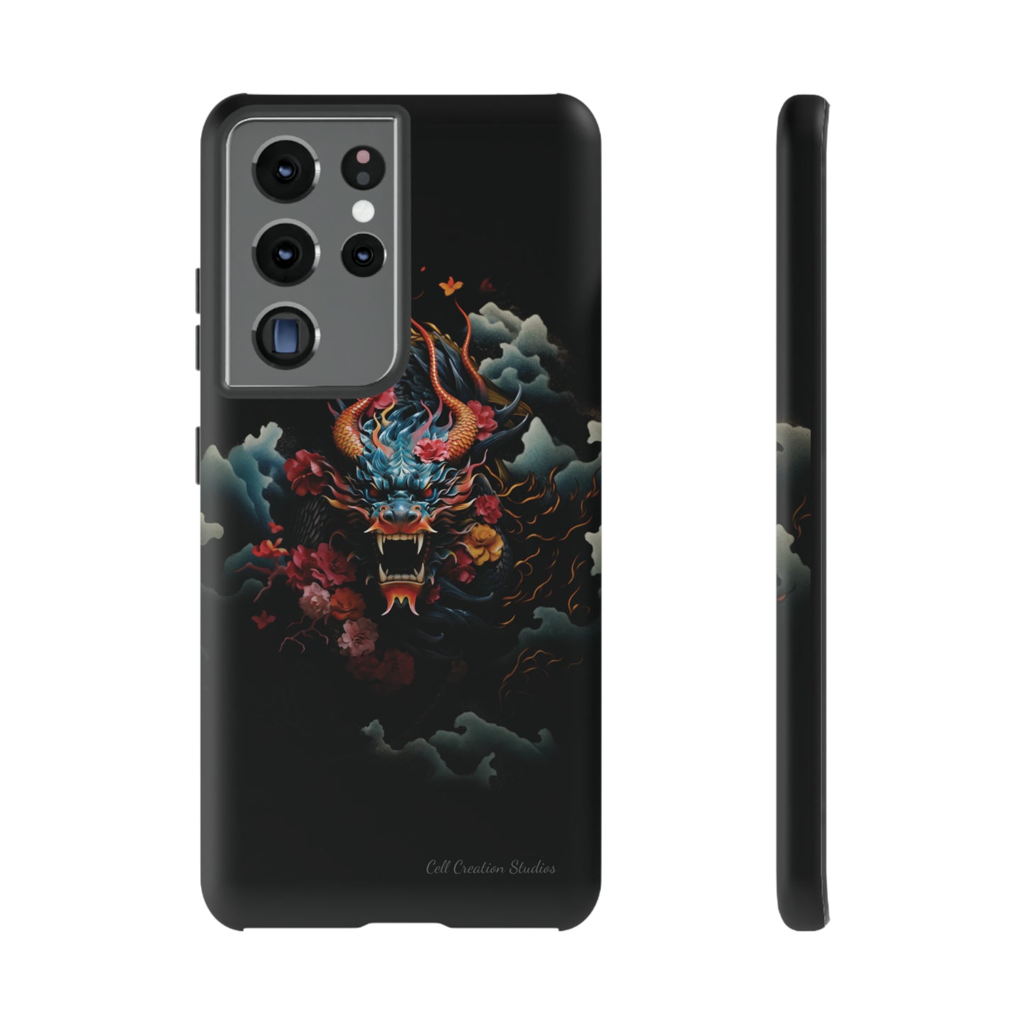 Introducing the "Japanese Dragon Majesty" Cell Phone Case – Embrace the Legend in Style -Tough Cases