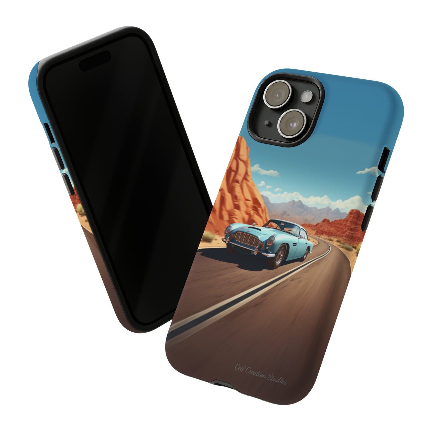 "Silver Racing Legend" -Tough iPhone Cases