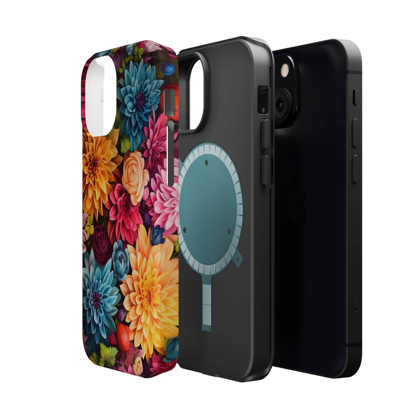 Introducing the "Floral Harmony" Cell Phone Case – Elevate Your Style with Nature's Grace -MagSafe Tough Cases