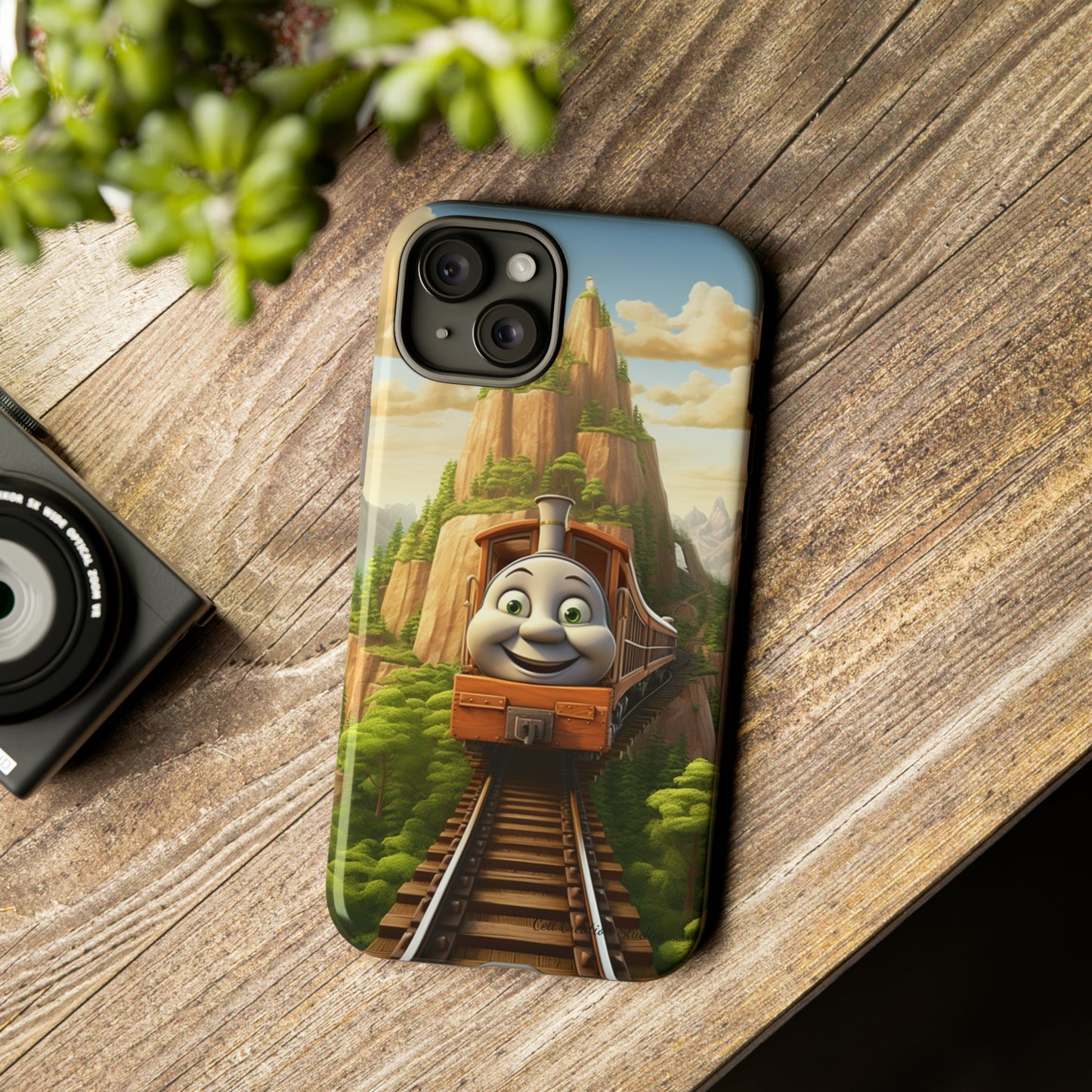 The "Mountain Journey Train" Character Phone Case-Tough Cases