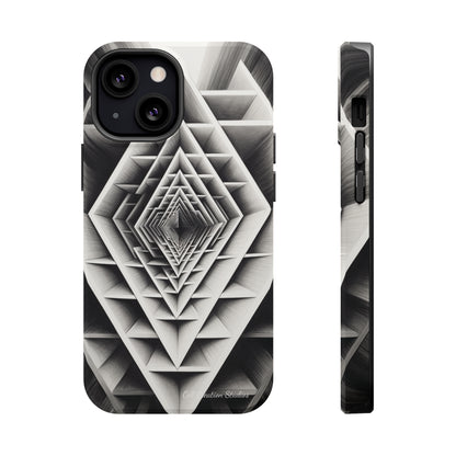 The "Geometric Triangle" Cell Phone Case -MagSafe Tough Cases