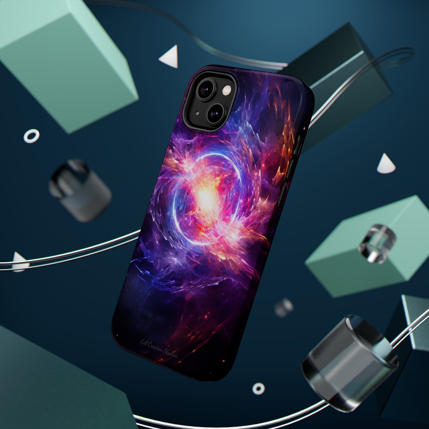 Introducing the "Celestial Explosion" Cell Phone Case – Witness the Drama of a Neutron Star Explosion! -MagSafe Tough Cases