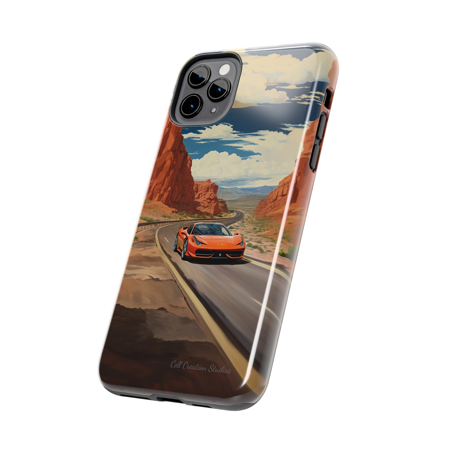 "Desert Racer Ferrari Edition" -Tough iPhone Cases