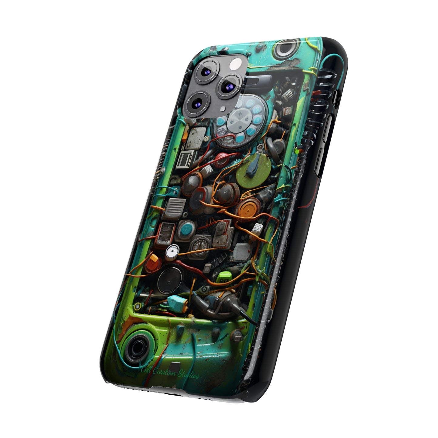 Introducing the "Mechanical Wonders" Cell Phone Case – Peek Inside with Intricate Cell Phone Inner Workings -Slim Phone Cases