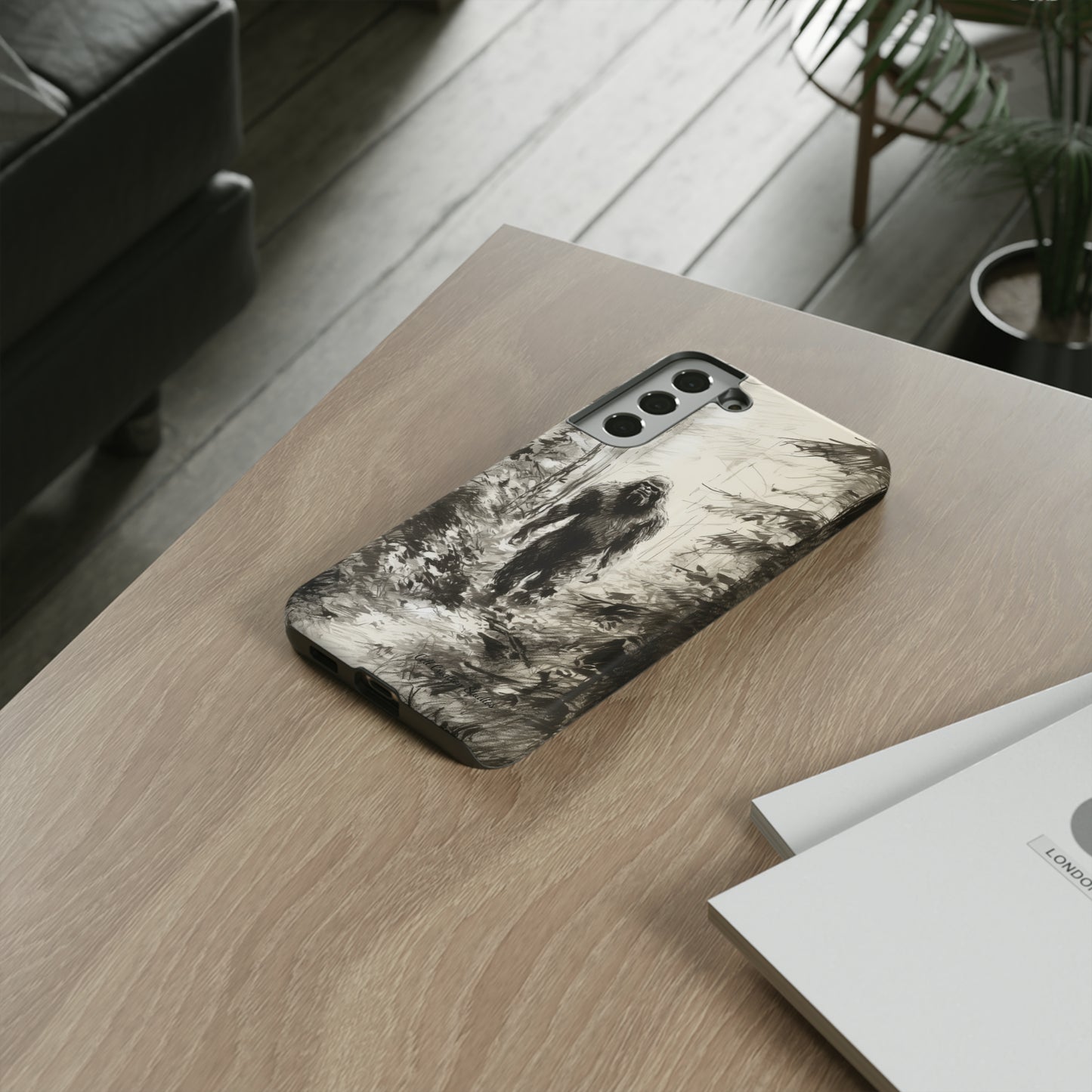 "Bigfoot in the Wilderness" Cell Phone Case – Encounter Bigfoot's Mystery -Tough Cases