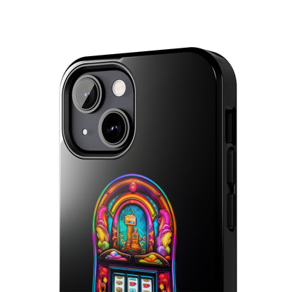 Introducing the "Vibrant Slot Frenzy" Cell Phone Case – Experience the Thrill of Colors and Luck -Tough Phone Cases