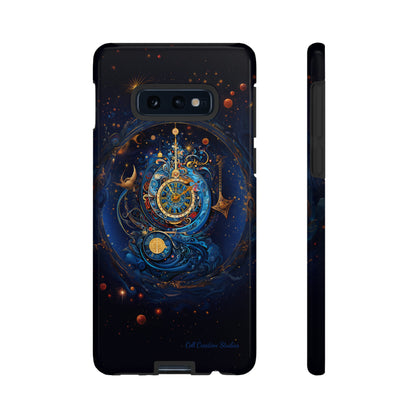 "Cosmic Clock Elegance" -Tough Samsung Phone Cases