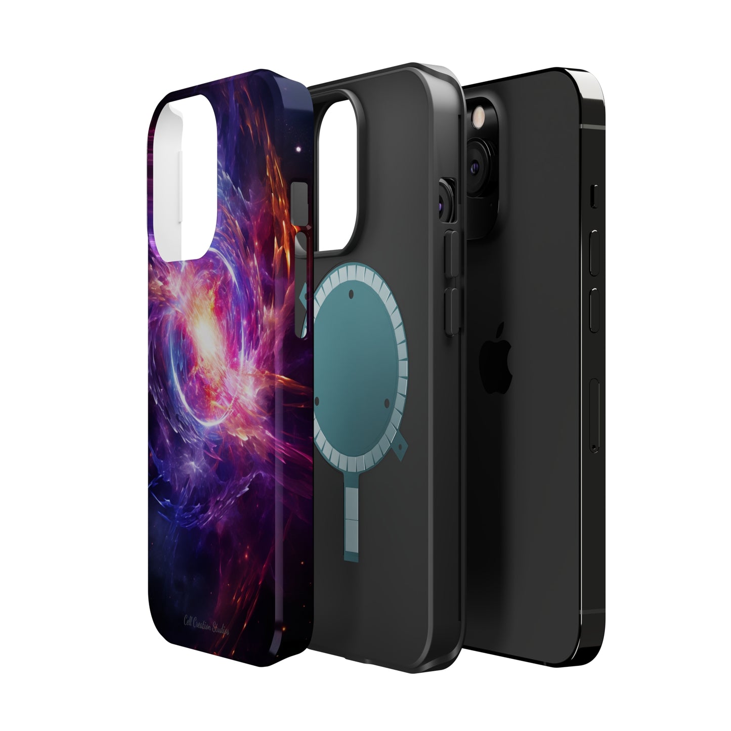 Introducing the "Celestial Explosion" Cell Phone Case – Witness the Drama of a Neutron Star Explosion! -MagSafe Tough Cases